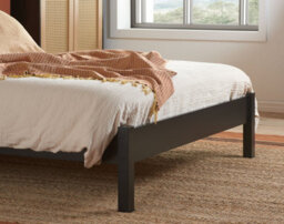 Save On Goods UK 5Ft King Size Black Rattan Wood Wooden Bed Frame,bedstead - thumbnail 4