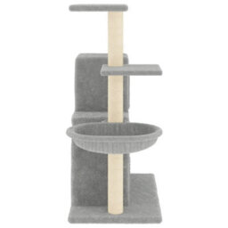 Walplus Cat Tree With Sisal Scratching Posts Light Grey 83 Cm - thumbnail 5