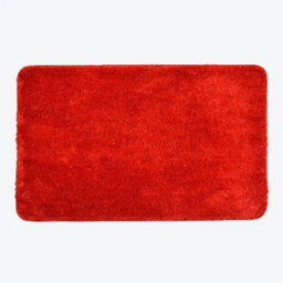 Allure Bath Fashions Bling Microfibre Non-Slip Sparkle Bath Mat - Red