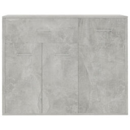 Berkfield Sideboard Concrete Grey 88X30X70 Cm Engineered Wood - thumbnail 5
