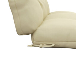 Outsunny 2Pc Outdoor Seat Cushion With Backrest, Ties, For Garden, Beige - thumbnail 9