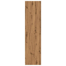 Berkfield Durable Wardrobe Artisian Oak 100X50X200 Cm Engineered Wood - thumbnail 5