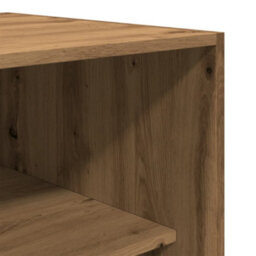 Berkfield Durable Wardrobe Artisian Oak 100X50X200 Cm Engineered Wood - thumbnail 7