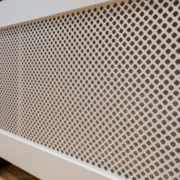 Jack Stonehouse White Diamond Mdf Radiator Cover - Medium - 112Cm (W) X 81.5Cm (H) X 19Cm (D) - thumbnail 4
