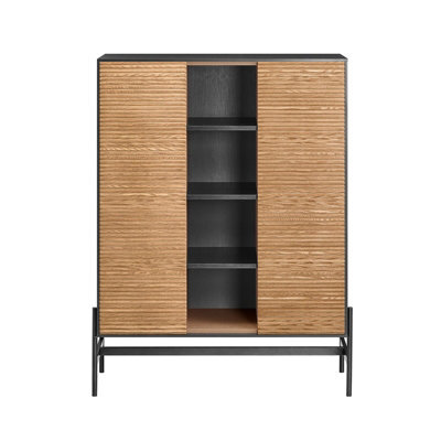 Rattan Sideboard Shoe Cabinet Rattan Storage Organiser Black,sobuy Hfsb04-Sch - image 1