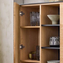 Rattan Sideboard Shoe Cabinet Rattan Storage Organiser Black,sobuy Hfsb04-Sch - thumbnail 7