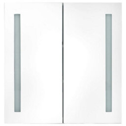 Vidaxl Led Bathroom Mirror Cabinet 60X14X62 Cm - thumbnail 4