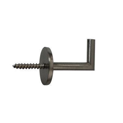 GoodHome Athens Brushed Grey Nickel Effect Curtain Tie Back, Set Of 2