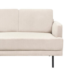 Beliani Corner Sofa 4 Seater Breda Corduroy Beige Right Hand - thumbnail 7
