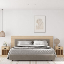 Berkfield Elegant Bedside Cabinets 2 Pcs Sonoma Oak 43X36X50 Cm - thumbnail 2