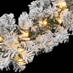 Berkfield Christmas Garland With Led Lights Green 20 M Pvc - thumbnail 6