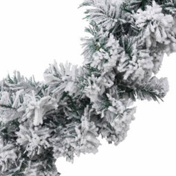 Berkfield Christmas Garland With Led Lights Green 20 M Pvc - thumbnail 5