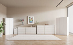 Seconique Malvern 3 Drawer Chest In White Recessed Handles - thumbnail 9