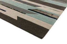 Blue Handmade Luxurious Modern Wool Rug For Bedroom & Living Room-200Cm X 300Cm - thumbnail 2