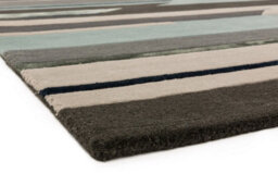 Blue Handmade Luxurious Modern Wool Rug For Bedroom & Living Room-200Cm X 300Cm - thumbnail 3