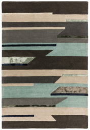 Blue Handmade Luxurious Modern Wool Rug For Bedroom & Living Room-200Cm X 300Cm - thumbnail 6