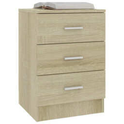 Vidaxl Bedside Cabinets 2 Pcs Sonoma Oak 38X35X56 Cm Engineered Wood - thumbnail 4