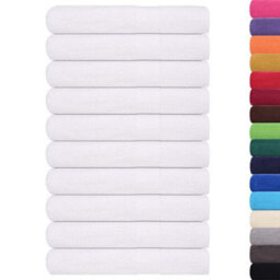 Walplus Towels 10 Pcs White 100X200 Cm 360 Gsm 100% Cotton - thumbnail 2