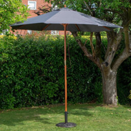 Samuel Alexander Rydal 2 Seater Wooden Love Seat & 2.7M Grey Parasol Set - thumbnail 9