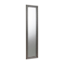 Julian Bowen Allegro Pewter Dress Mirror, Wood Frame, Rectangular, Full Length, Freestanding, 128 X 38 X 3.5Cm - thumbnail 2