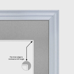 AK Frames 40X20Cm Silver Classic Multi Photo Frame With Silver Mount - Holds 3 Apertures (3X) 6X4 Photos - thumbnail 7