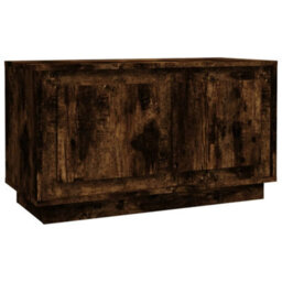 Vidaxl Tv Cabinet Smoked Oak 80X35X45 Cm Engineered Wood - thumbnail 2