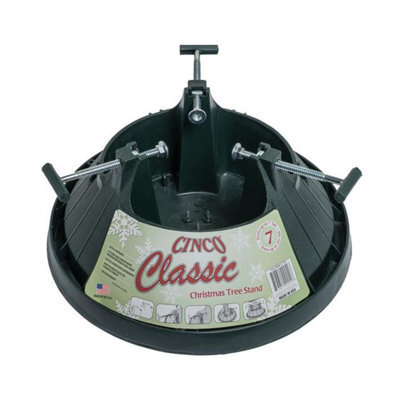 Cinco Classic 7 Christmas Tree Stand With Large Water Reservoir For Real Trees Up To 7Ft - image 1