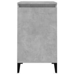 Berkfield Bedside Cabinet Concrete Grey 40X35X70 Cm Engineered Wood - thumbnail 5