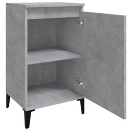 Berkfield Bedside Cabinet Concrete Grey 40X35X70 Cm Engineered Wood - thumbnail 6