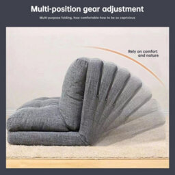 185Cm 2 Seater Fabric Sofa Bed Adjustable Folding Sleeper Couch - thumbnail 5