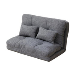 185Cm 2 Seater Fabric Sofa Bed Adjustable Folding Sleeper Couch - thumbnail 1