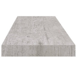 Vidaxl Floating Wall Shelf Concrete Grey 80X23.5X3.8 Cm Mdf - thumbnail 5