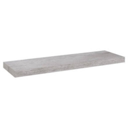 Vidaxl Floating Wall Shelf Concrete Grey 80X23.5X3.8 Cm Mdf - thumbnail 2