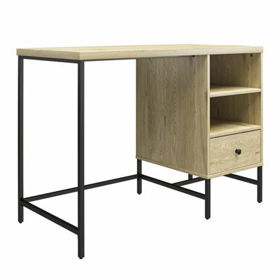 Dorel Tamlin 1 Drawer Desk In Linseed Oak - image 1