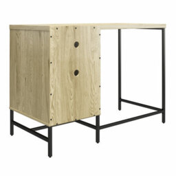 Dorel Tamlin 1 Drawer Desk In Linseed Oak - thumbnail 5
