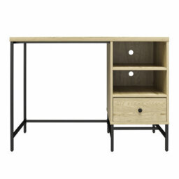 Dorel Tamlin 1 Drawer Desk In Linseed Oak - thumbnail 2