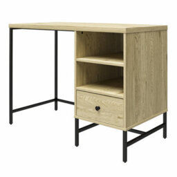 Dorel Tamlin 1 Drawer Desk In Linseed Oak - thumbnail 4