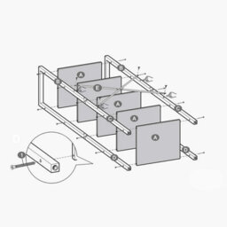 Songmics 5-Tier Storage Rack, Bookshelf With Steel Frame, For Living Room, Office, Study, Hallway, Industrial Style, Rustic Brown - thumbnail 8