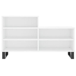 Berkfield Shoe Cabinet White 102X36X60 Cm Engineered Wood - thumbnail 4