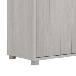 Gfw Bideford Tall Shoe Cabinet Warm Grey Oak - thumbnail 7