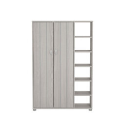 Gfw Bideford Tall Shoe Cabinet Warm Grey Oak - thumbnail 2