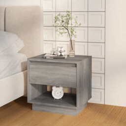Vidaxl Bedside Cabinets 2 Pcs Grey Sonoma 45X34X44 Cm Engineered Wood - thumbnail 3