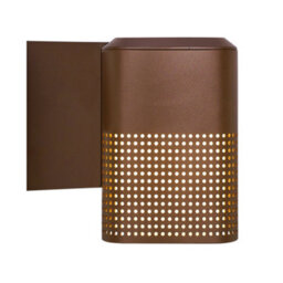 Nordlux Sidara Outdoor Wall Light Brown Aluminium Solar E27 Sensor Coastal/marine Safe - Mains Powered, Ip54 - thumbnail 3