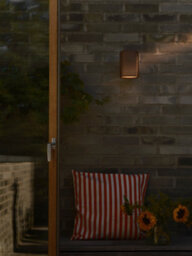 Nordlux Sidara Outdoor Wall Light Brown Aluminium Solar E27 Sensor Coastal/marine Safe - Mains Powered, Ip54 - thumbnail 6