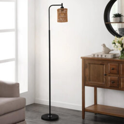 Thehotsale Cylindrical Shade Modern Metal Floor Lamp Standing Light 170Cm H - thumbnail 4
