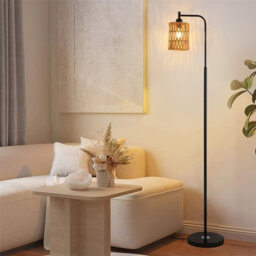 Thehotsale Cylindrical Shade Modern Metal Floor Lamp Standing Light 170Cm H