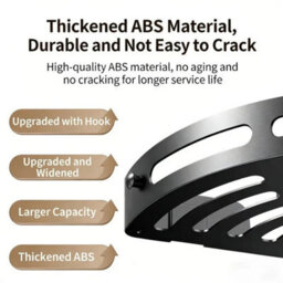 6-Tier No-Drill Corner Shower Shelf Rust-Proof Abs Bathroom Storage Rack - thumbnail 5