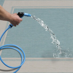 Homeart Outdoor Rugs Easy Cleaning Area Rugs For Balcony,garden,picnic,uv Weather Resistant Aqua Cream, 160 X 230 Cm - thumbnail 4