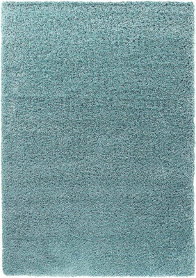 Modern Extra Large Small Soft 5Cm Shaggy Non Slip Bedroom Living Room Carpet Runner Area Rug - Duck Egg 80 X 150 Cm - image 1