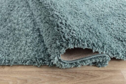Modern Extra Large Small Soft 5Cm Shaggy Non Slip Bedroom Living Room Carpet Runner Area Rug - Duck Egg 80 X 150 Cm - thumbnail 3